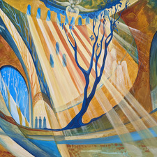 OlgaIvkin Ethereal The Tree Of LIfe24x36in acrylic canvas