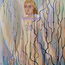 OlgaIvkinArt a Angel 24x18